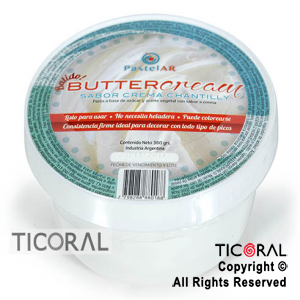 BUTTERCREAM CREMA VEGETAL CHANTILLY LISTA PARA USAR 1 X 360GR